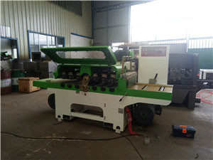 高速方木多片鋸日出材50立方，木工板條生產(chǎn)量提高四倍以上